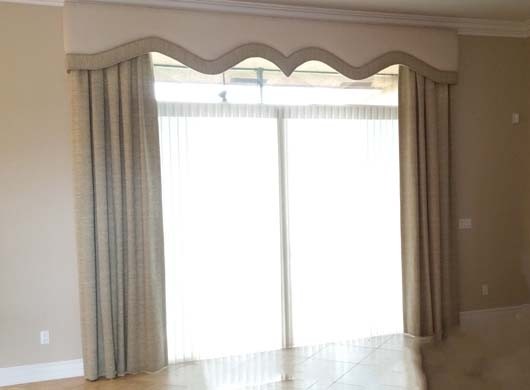 Custom Cornice and Draperies