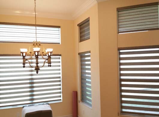 Designer Banded Shades