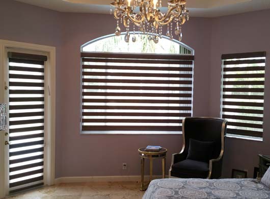 Designer Banded Shades