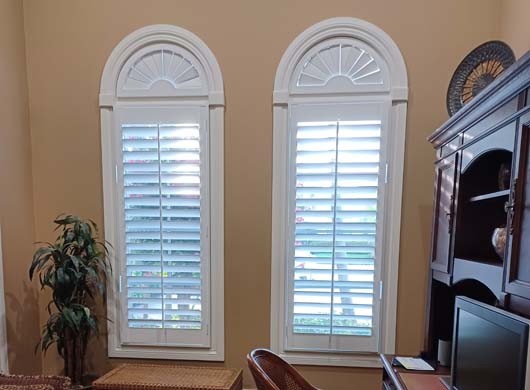 Custom Shutters in Office