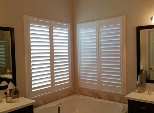 Custom Shutters in the Bathroom